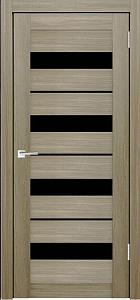 Товар Межкомнатная дверь Легенда X-5 Тон Неаполь Остекление Лакобель черное